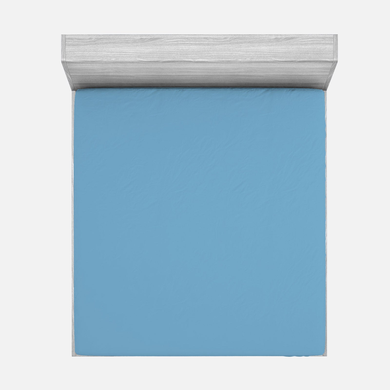 Drap-housse 100 % coton uni à poche profonde