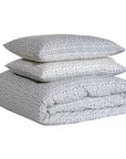 One Pair Classy Dark Grey Greek Key 100% Cotton Standard Pillowcase