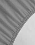 100% Cotton Extra Deep Pocket Dark Grey Fitted Sheet