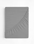 100% Cotton Extra Deep Pocket Dark Grey Fitted Sheet