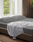 100% Cotton Extra Deep Pocket Dark Grey Fitted Sheet