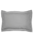 One Pair Cotton Dark Grey Oxford Pillowcase - Pillow Cover