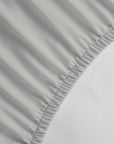 100% Cotton Extra Deep Pocket Light Grey Fitted Sheet
