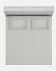 100% Cotton Extra Deep Pocket Light Grey Fitted Sheet