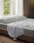 100% Cotton Extra Deep Pocket Light Grey Fitted Sheet