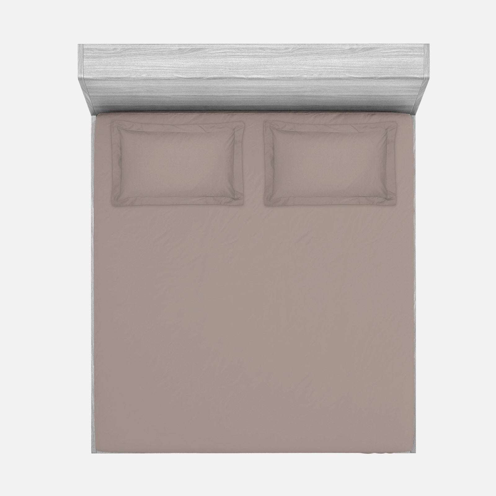 Drap-housse 100 % coton uni à poche profonde