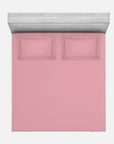 One Pair Cotton Pink Oxford Pillowcase - Pillow Cover