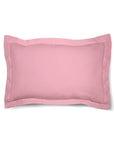 One Pair Cotton Pink Oxford Pillowcase - Pillow Cover