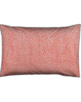 One Pair Pink Coral Polka Dot 100% Cotton Percale 200TC Standard Pillowcase