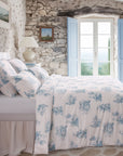 Vintage bedlinen range by The Lyndon Company summer house toile jouy Double or King Duvet Cover Set