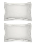 One Pair Cotton White Oxford Pillowcase - Pillow Cover
