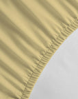 100% Cotton Extra Deep Pocket Yellow Fitted Sheet