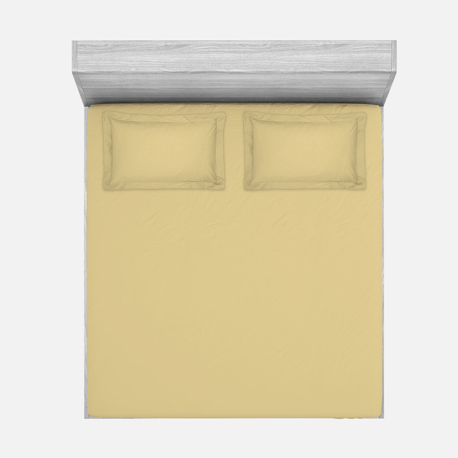 Drap-housse 100 % coton uni à poche profonde