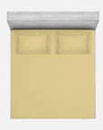 100% Cotton Extra Deep Pocket Yellow Fitted Sheet