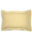 One Pair Cotton Yellow Oxford Pillowcase - Pillow Cover
