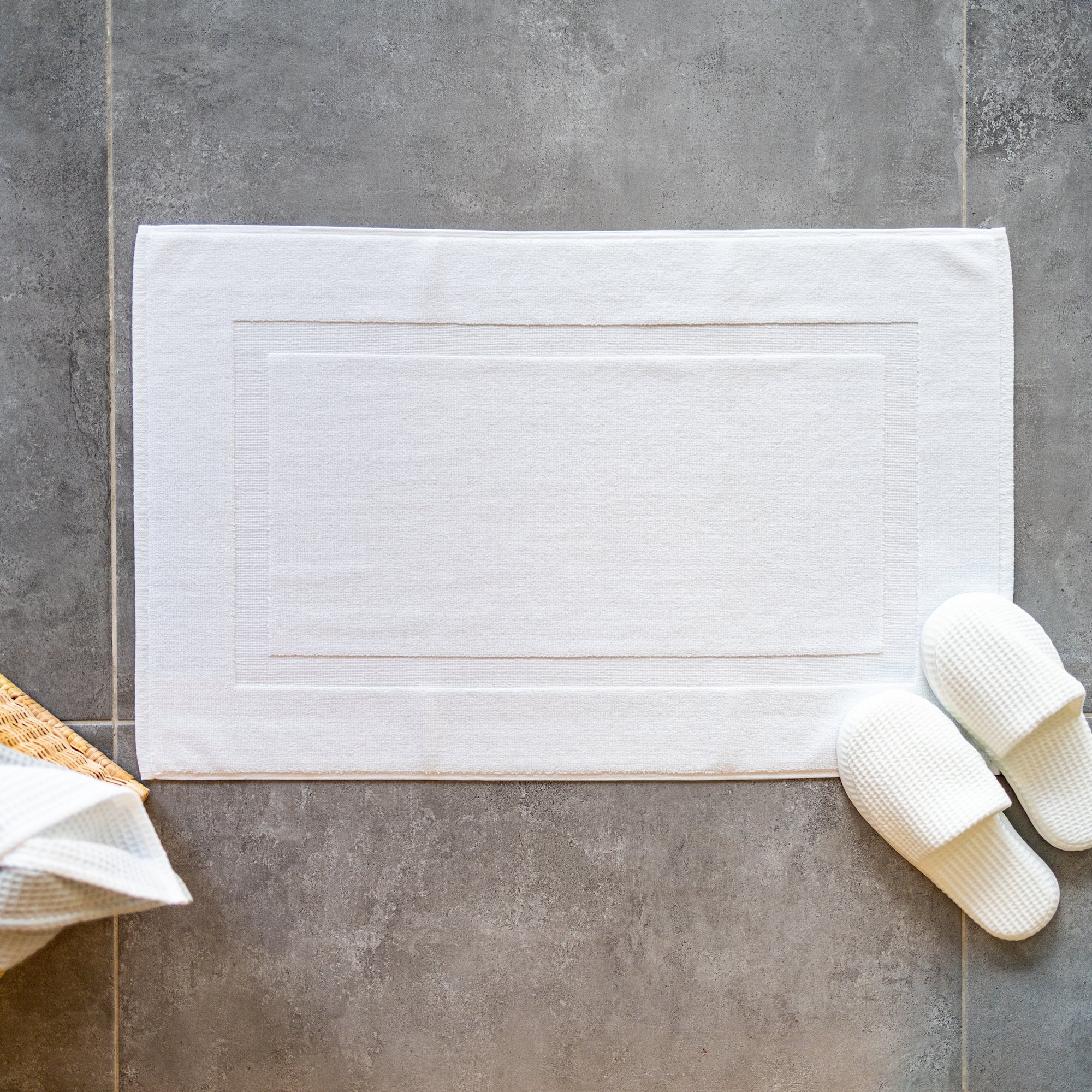 100% Cotton 1200GSM Jacquard Bath Mat & Rug