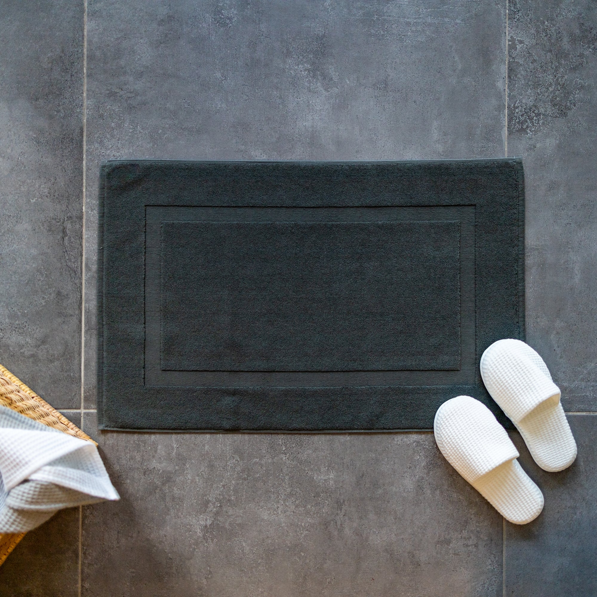 100% Cotton 1200GSM Jacquard Bath Mat & Rug