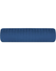 Einteiliges, marineblau gestreiftes Bettlaken aus 100 % Baumwollsatin