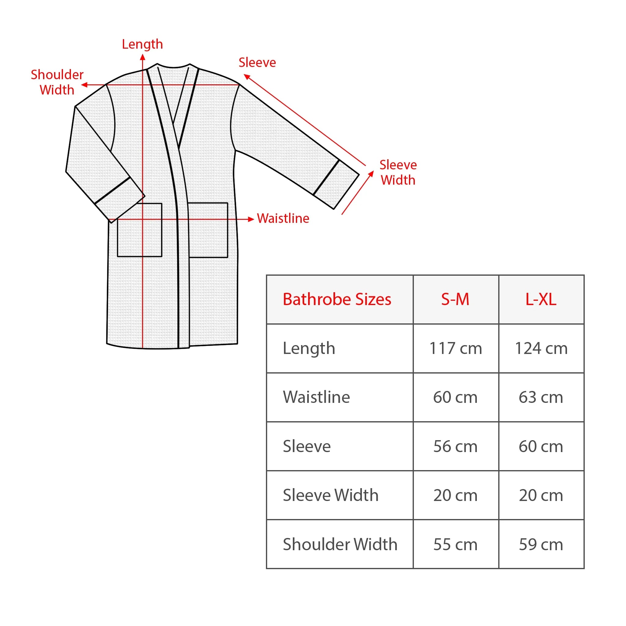 Unisex White Cotton Waffle Hotel Spa Robe Dressing Gown Bathrobes ...