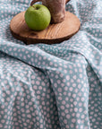 White Spots Blue & Grey Spotty Polka Dots Bedding Duvet Cover Set