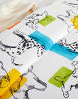 Ditsy Cartoon Dogs Kids Duvet Cover Boys Girls Animal Bedding Set
