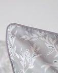 Pure Percale Bedding Grey & White Ditsy Floral Duvet Cover Set