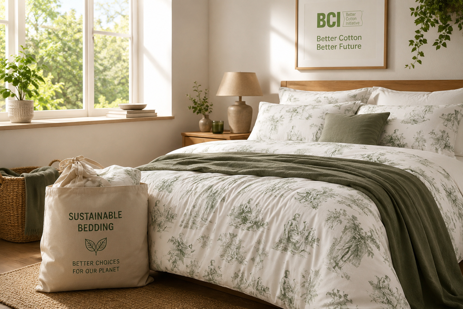 Sustainable Bedroom: BCI Cotton and Eco Friendly Choices