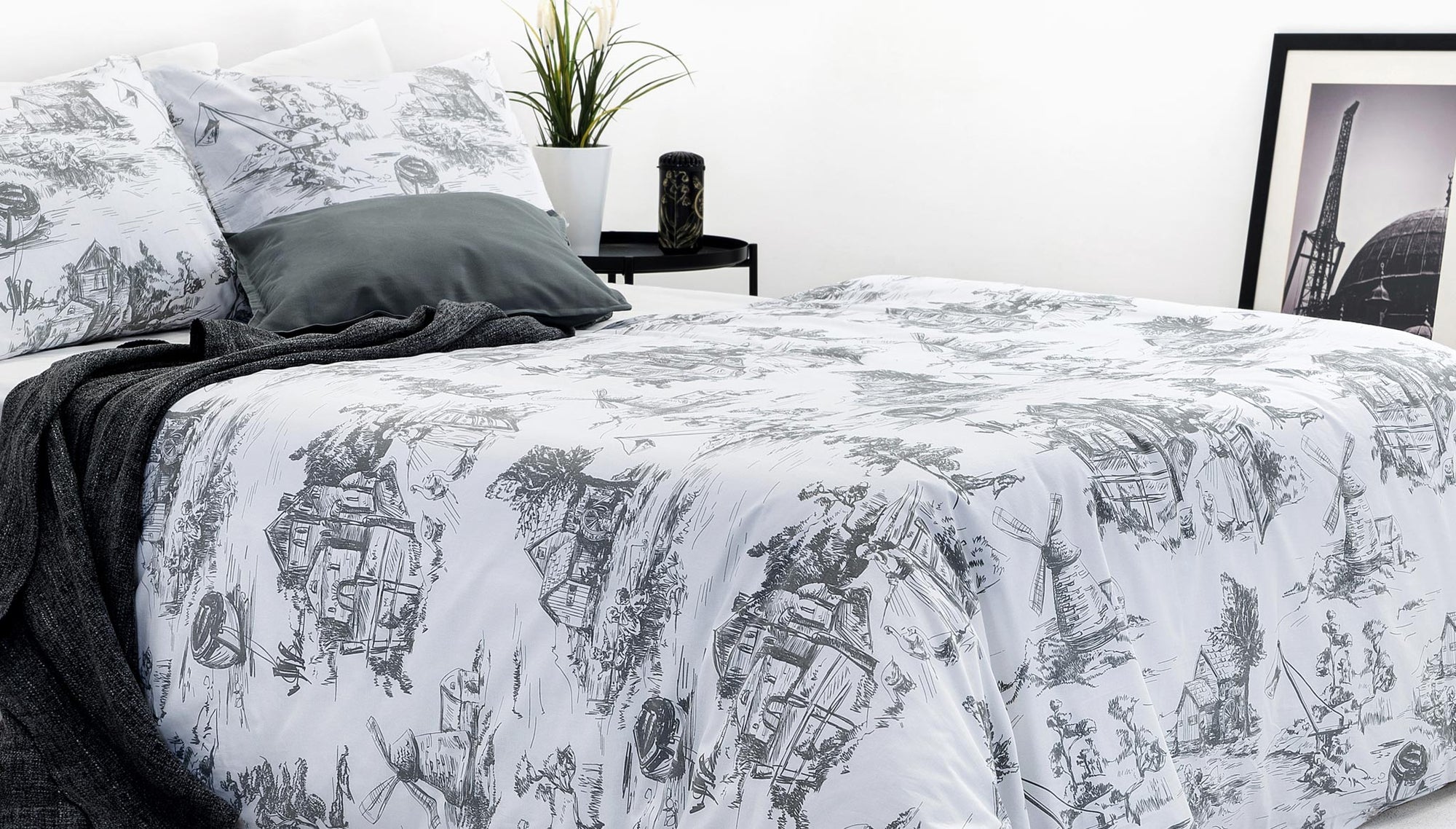 Graphic Print Beddings Collection by Leruum London