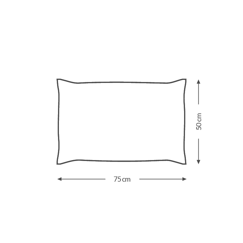50cm 75cm standard pillowcase size guide leruum