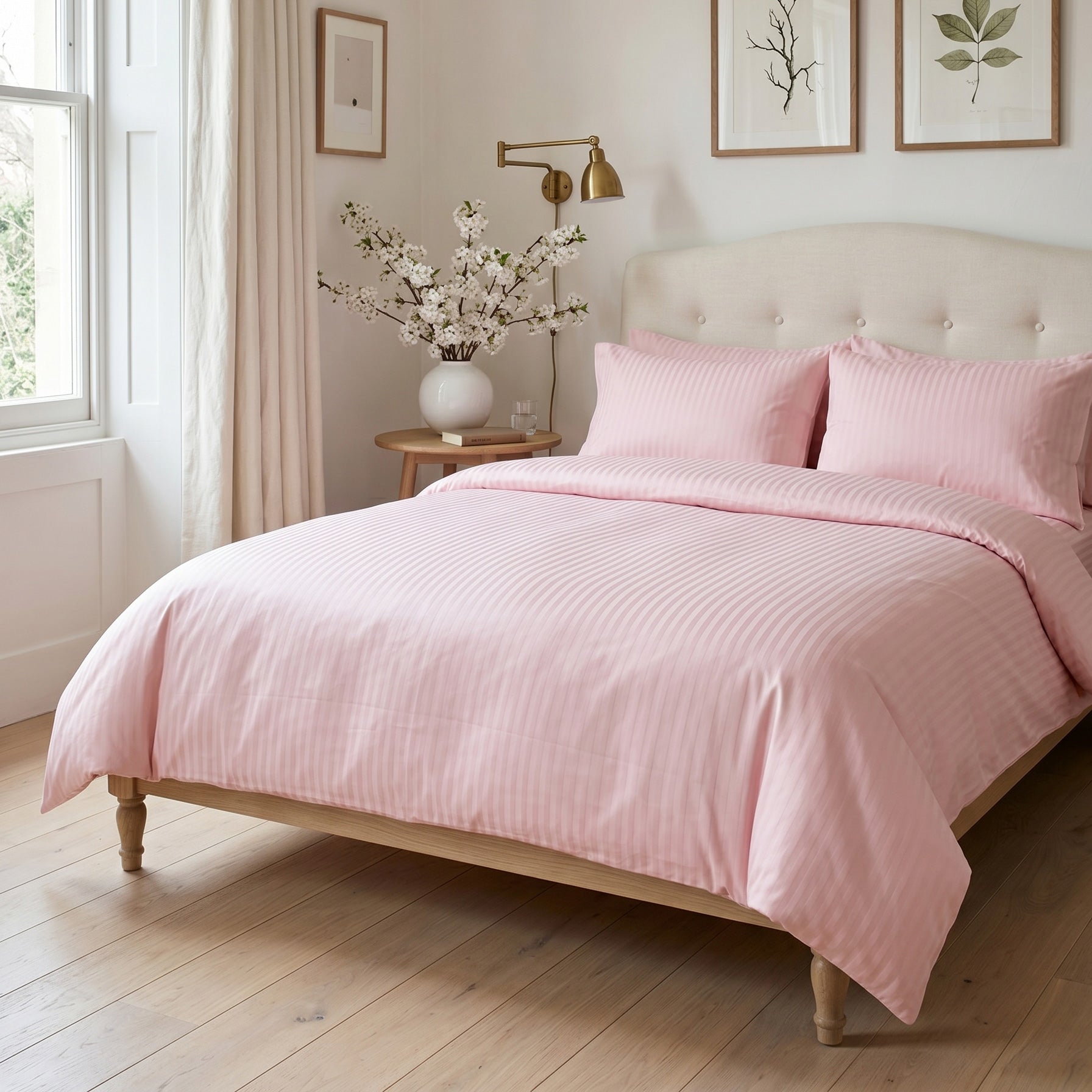 blush sateen duvet cover bedding set bundle 01