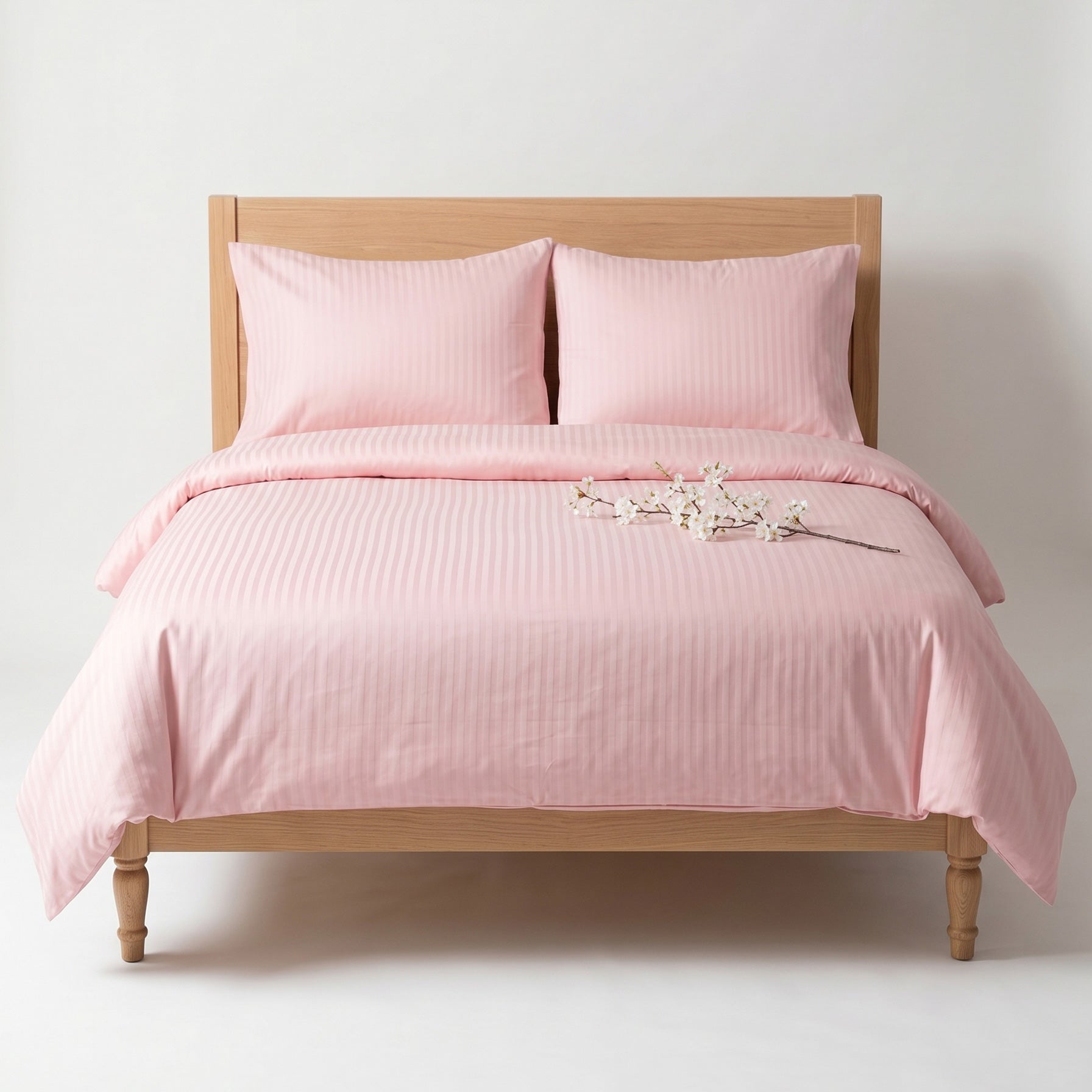 blush sateen duvet cover bedding set bundle 02