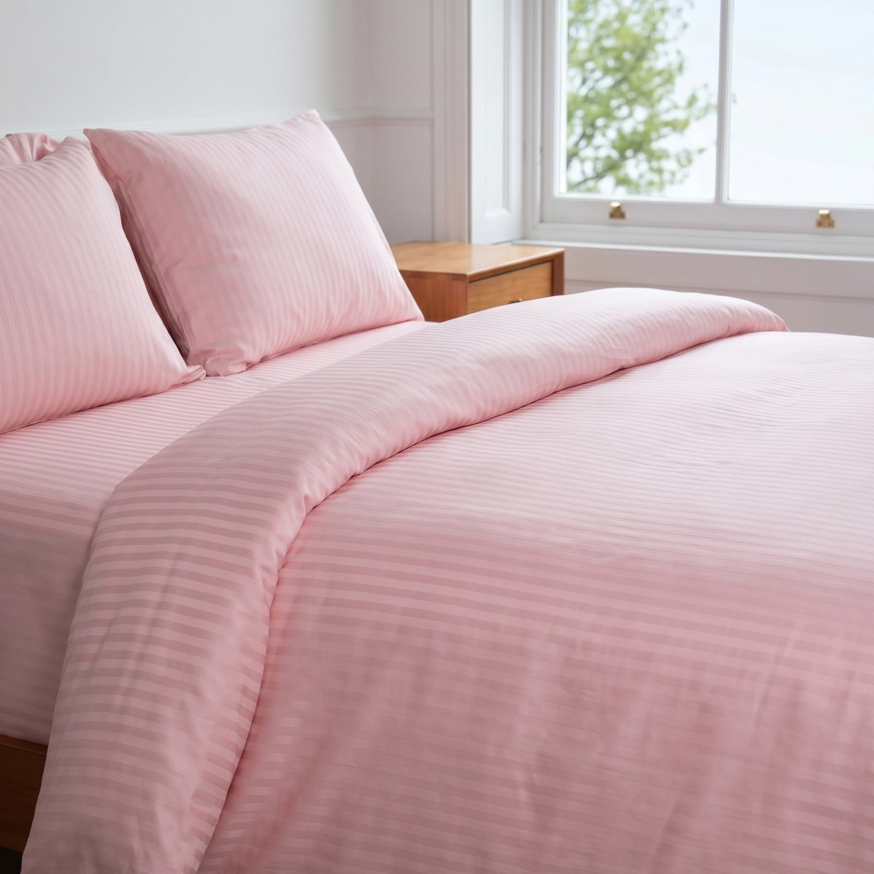 blush sateen duvet cover bedding set bundle 05