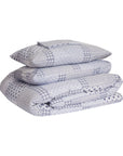 cumbus blue grey patchwork duvet cover set pillowcase