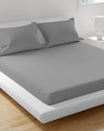 One Pair Cotton Dark Grey Oxford Pillowcase - Pillow Cover