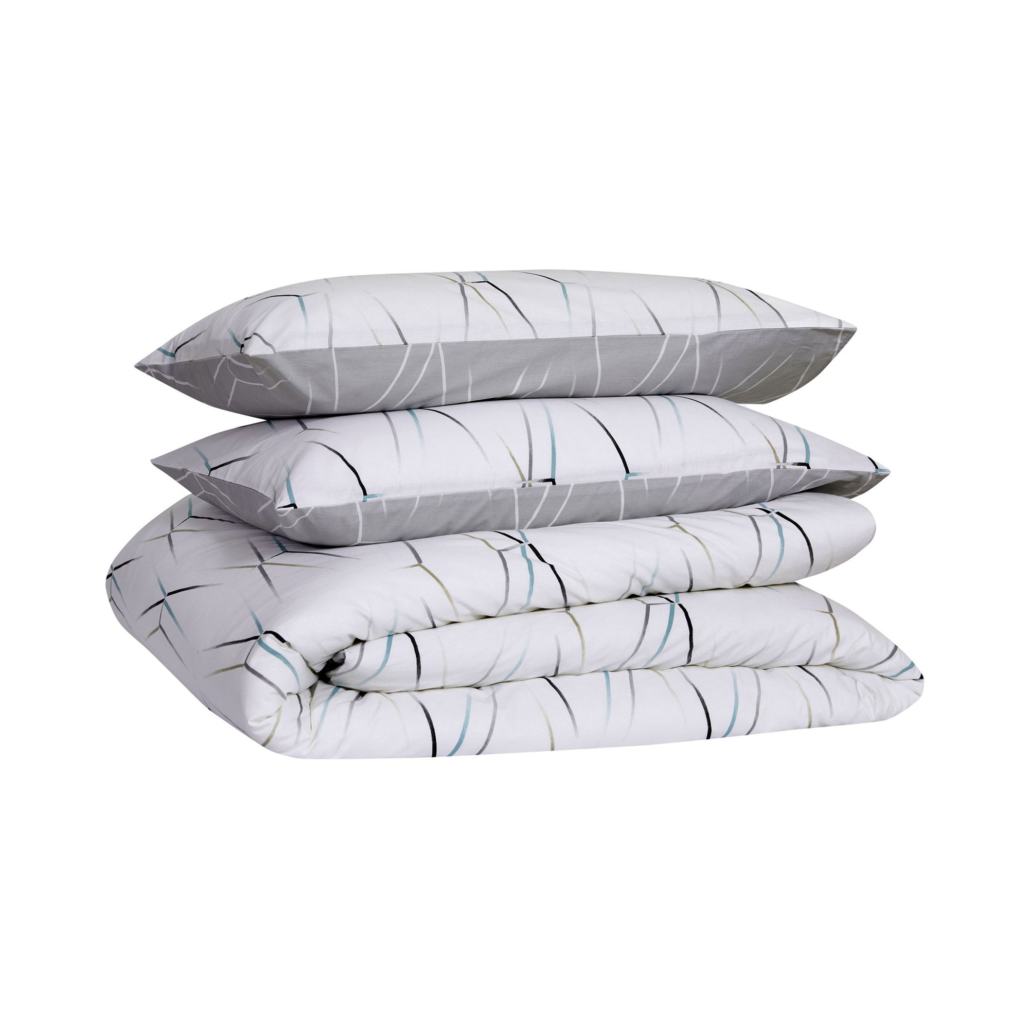 geo mystery grey diamond duvet cover set