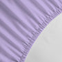 Drap-housse 100 % coton uni à poche profonde