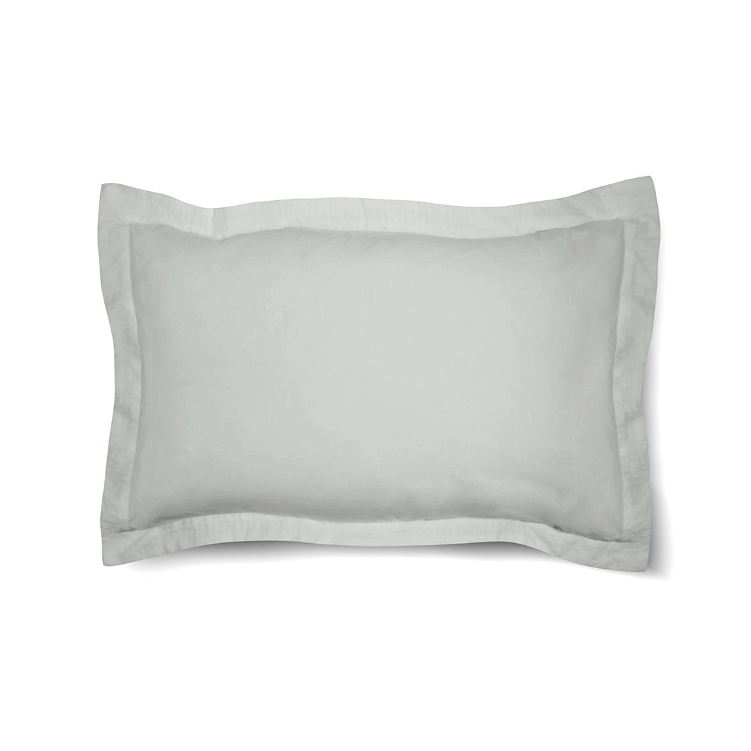 One Pair Cotton Light Grey Oxford Pillowcase - Pillow Cover