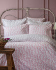 Pure Percale Bedding Lilac & Pink Ditsy Floral Duvet Cover Set
