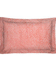 Pink Coral Polka Dot 100% Cotton Percale 200TC Oxford Pillowcase