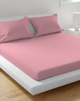 One Pair Cotton Pink Oxford Pillowcase - Pillow Cover