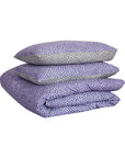 purple lavender grey polka dots luxury duvet cover set cotton percale bedding