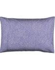 Ein Paar lila gepunktete Standard-Kissenbezüge aus 100 % Perkal-Baumwolle (200 TC).
