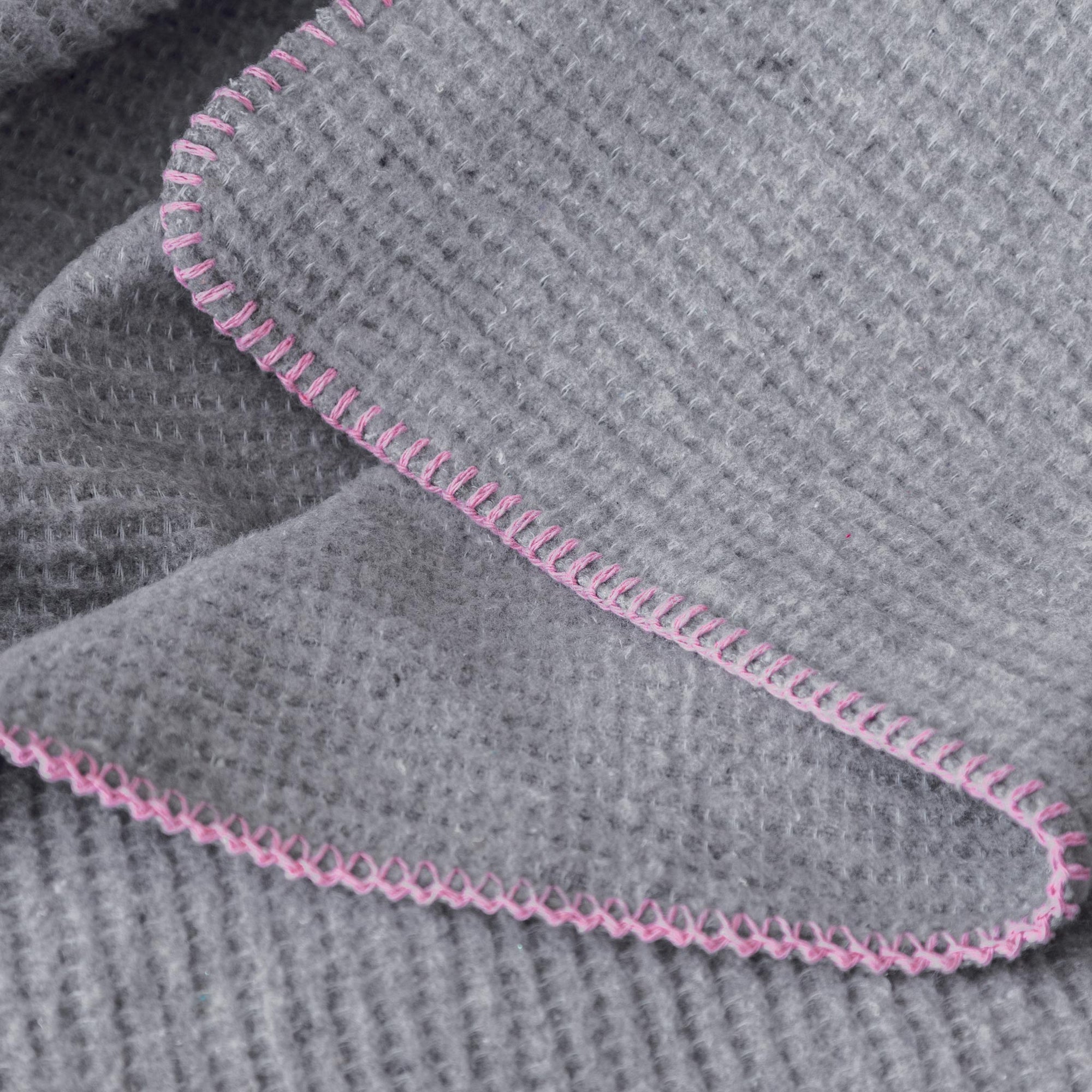 Recycled Grey Super Soft &amp; Warm Sofa Throw Blanket Bedspread