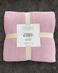 Recycled Pink Super Soft & Warm Sofa Throw Blanket Bedspread
