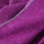 Recycled Purple Super Soft & Warm Waffle Sofa Throw Blanket Bedspread