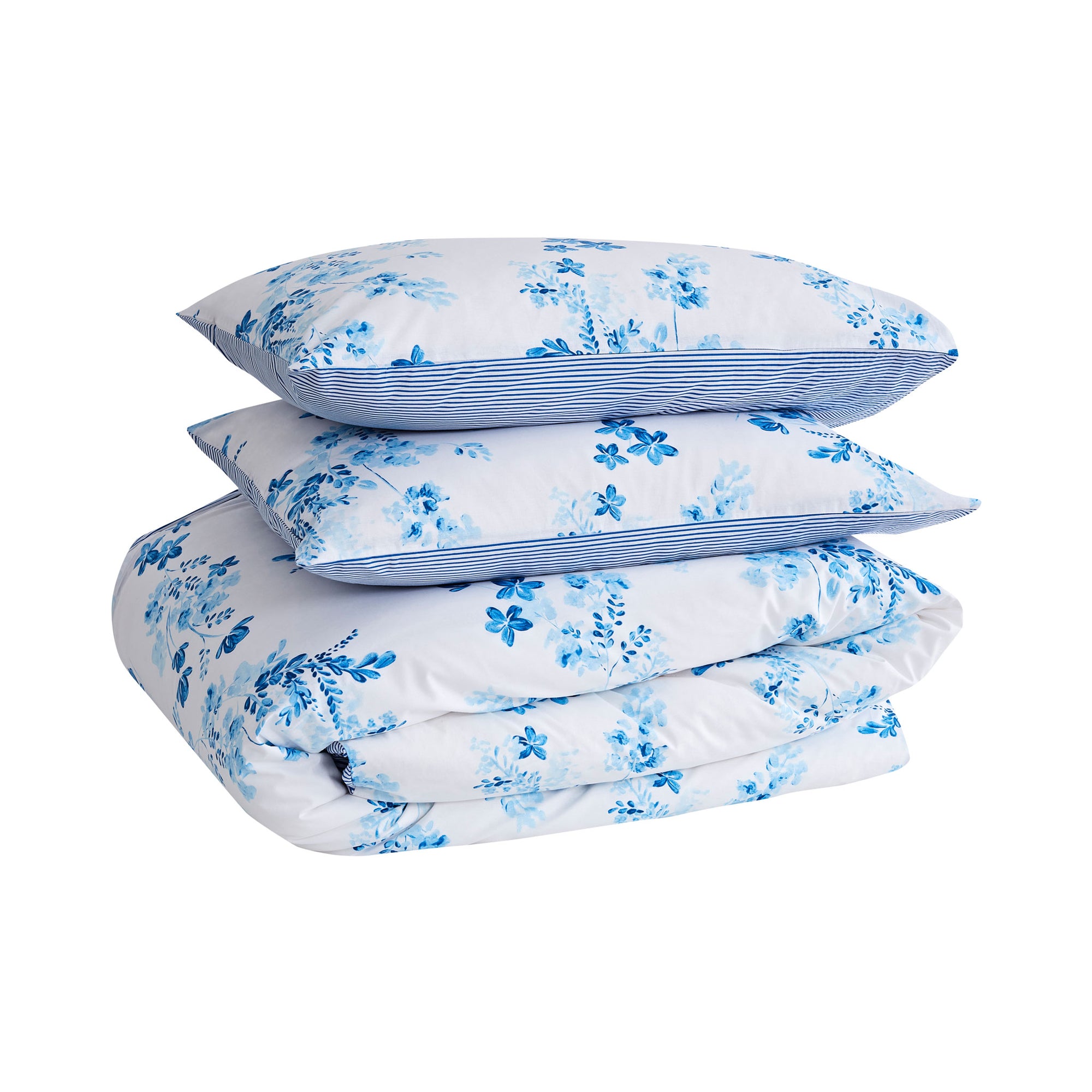 sevilla blue floral duvet cover set