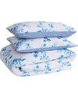 sevilla blue floral duvet cover set