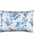 Une paire de taies d'oreiller standard 100 % coton bleu floral Sevilla