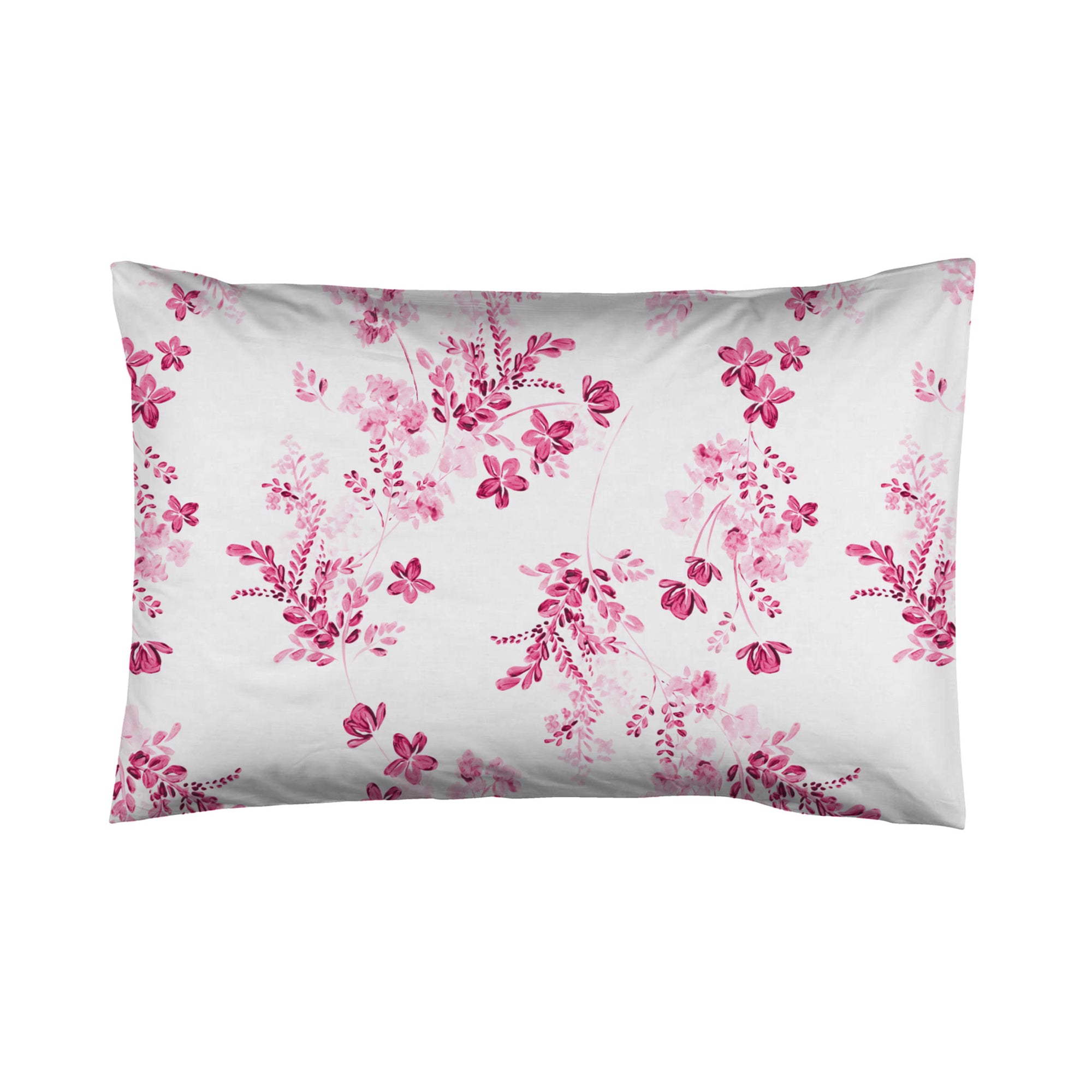 50 x 75 reversible sevilla pink pillowcase extra pair front view
