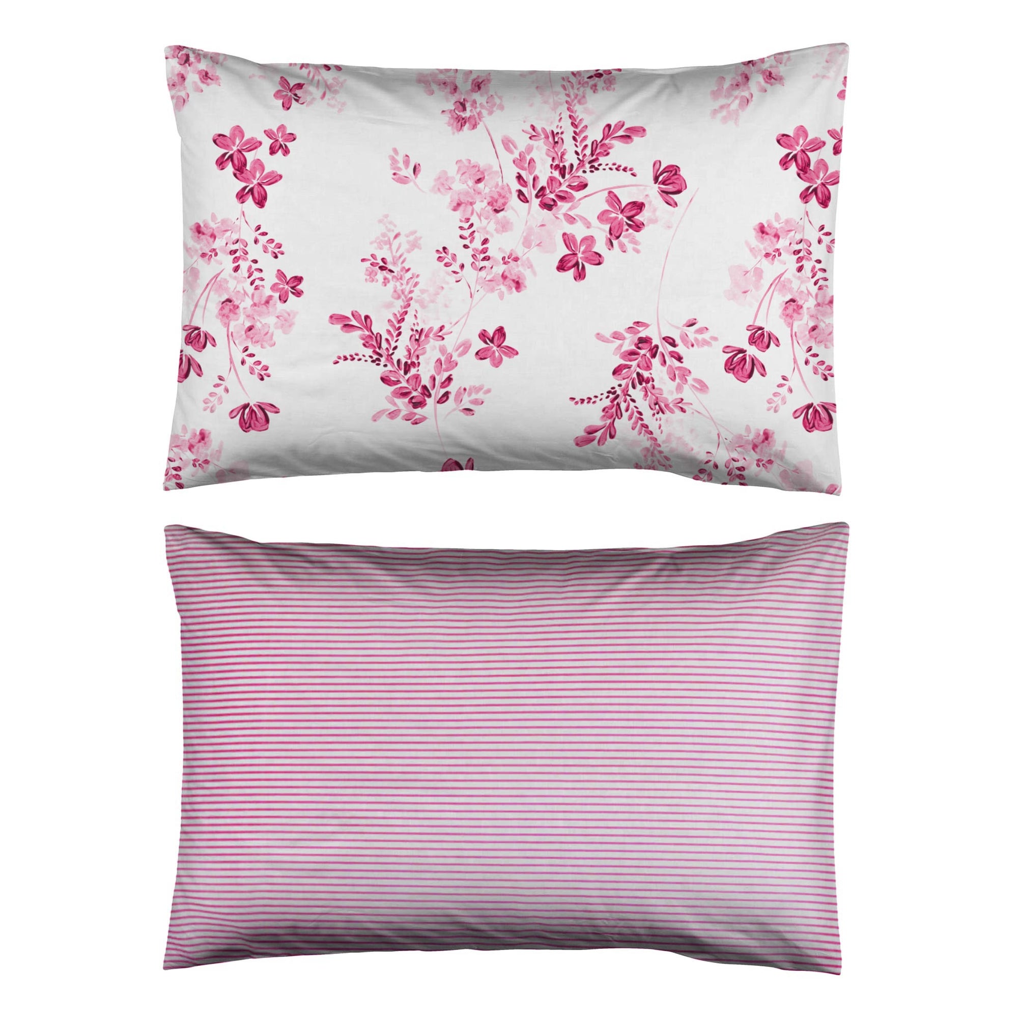 50x75 sevilla pink pillowcase extra pair back view